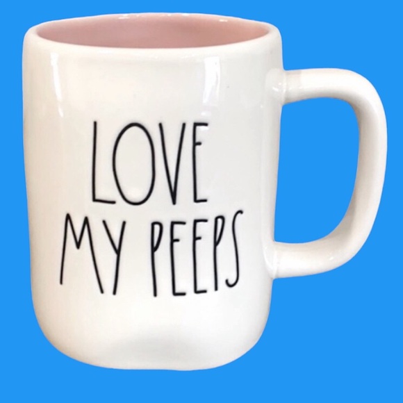 Rae Dunn LOVE MY PEEPS Coffee Mug - Picture 3 of 7
